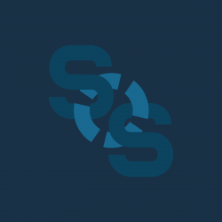 SOS logo block blue 090225